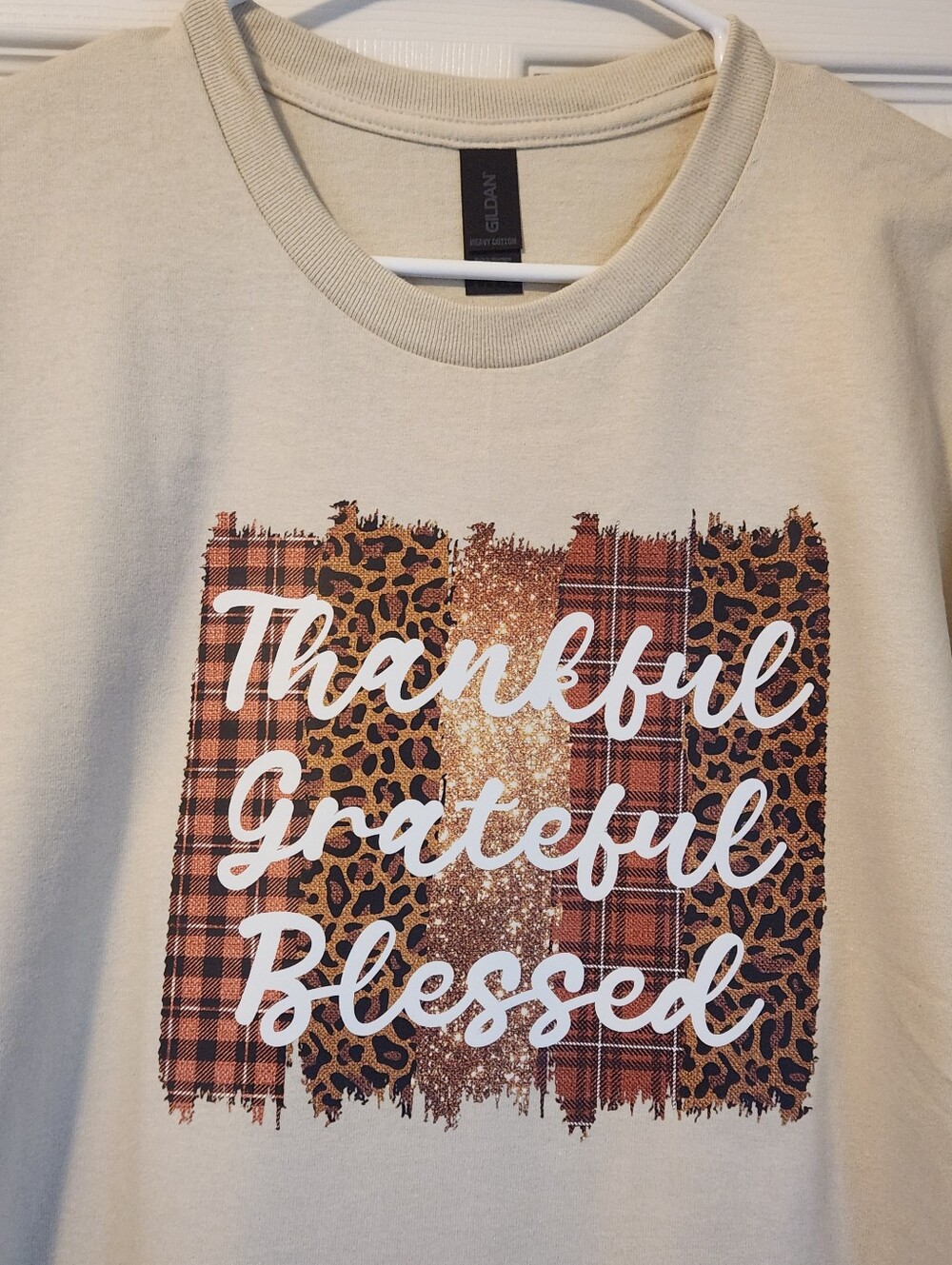 THANKFUL, GRATEFUL, BLESSED TSHIRT, NWOT